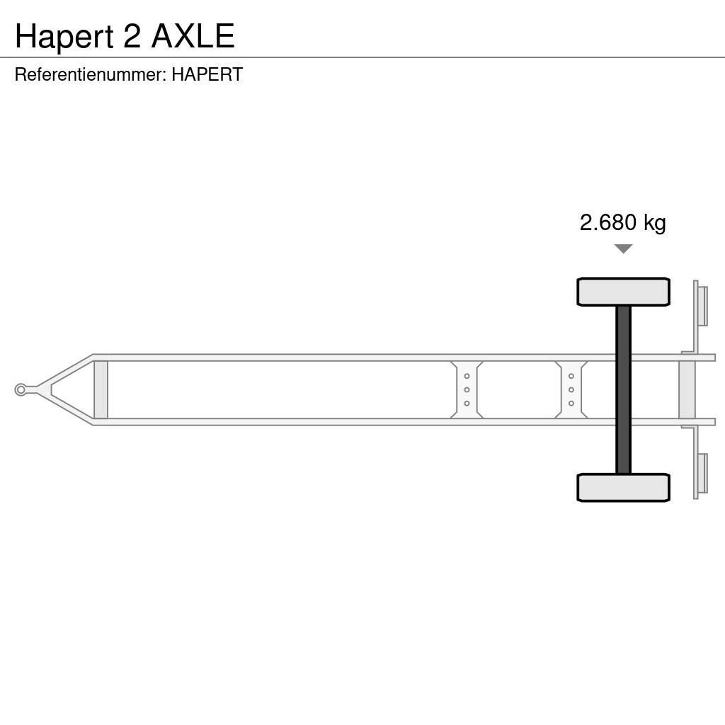 Hapert 2 AXLE Curtainsideranhänger