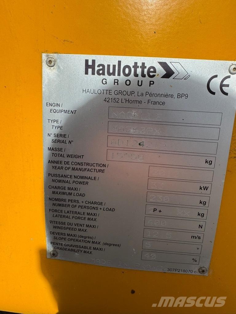 Haulotte HA 260 PX Gelenkteleskoparbeitsbühnen