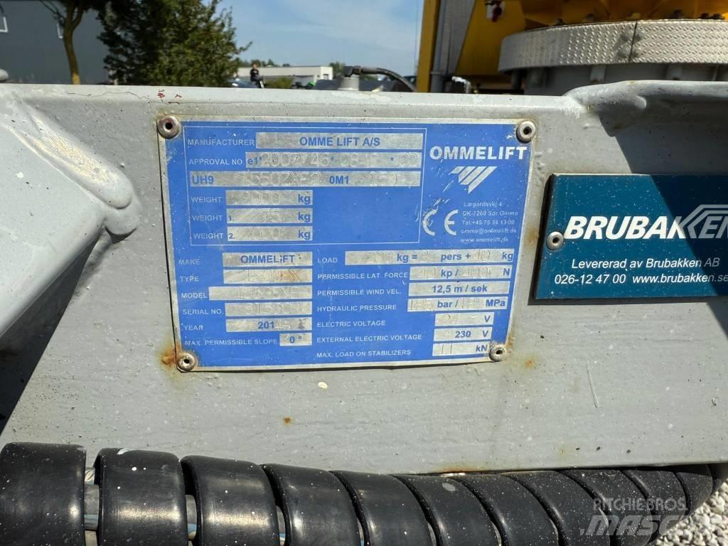 Omme 1550EXB Anhänger-Arbeitsbühnen