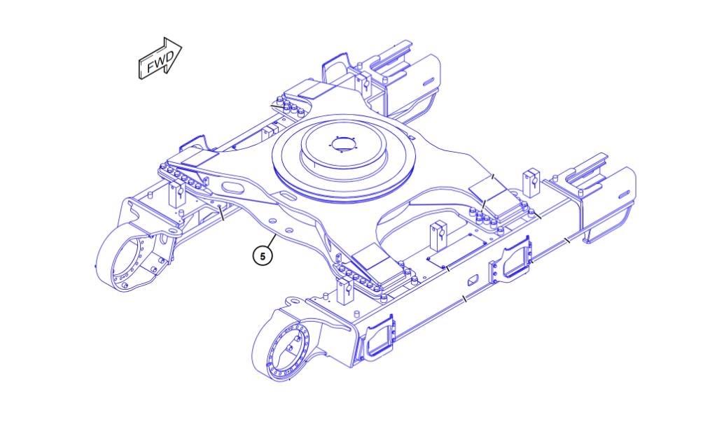 CAT 374 F L Chassis