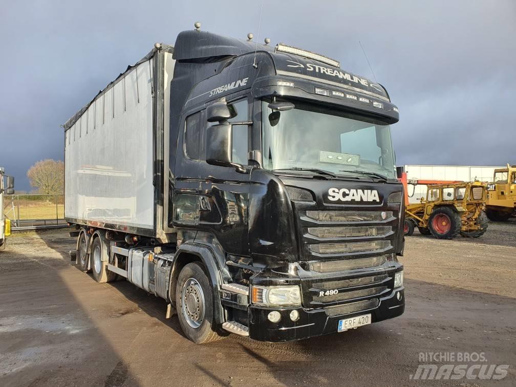 Scania R 490 Kleinholztransporter