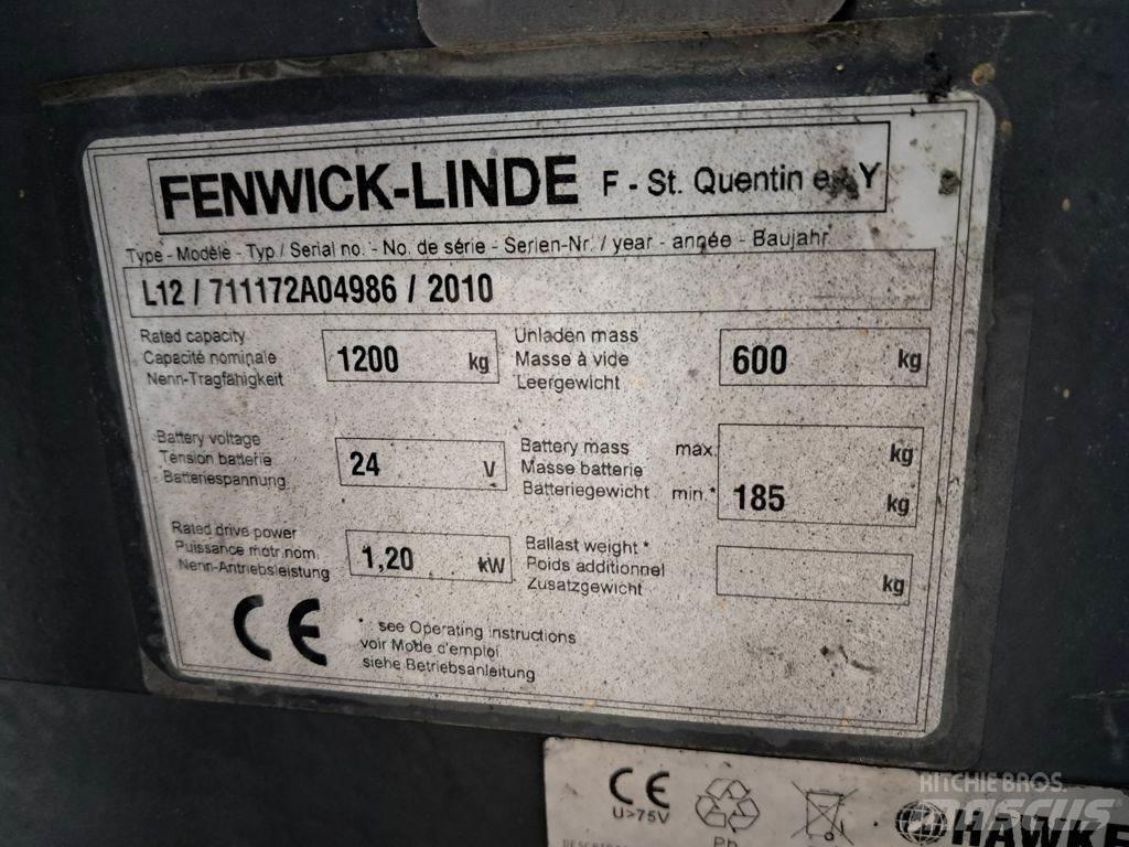 Linde L12 Deichselstapler