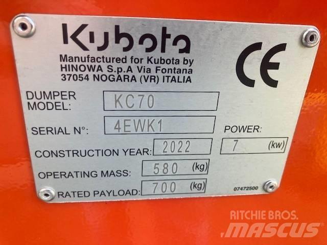 Kubota KC 70 H-4 Minidumper