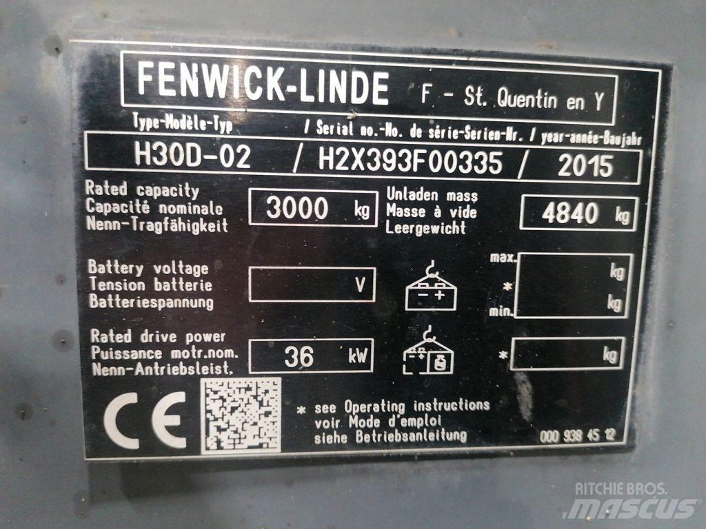 Linde H30D-02 Diesel heftrucks
