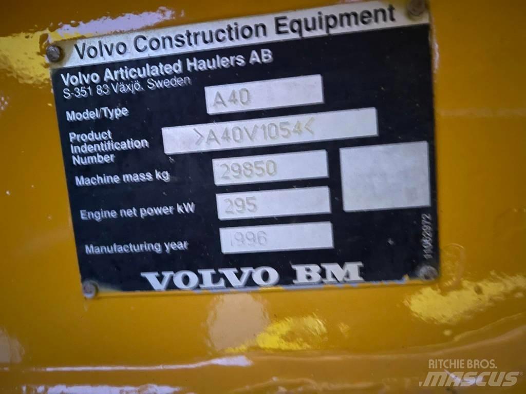 Volvo A40C Dumper - Knickgelenk