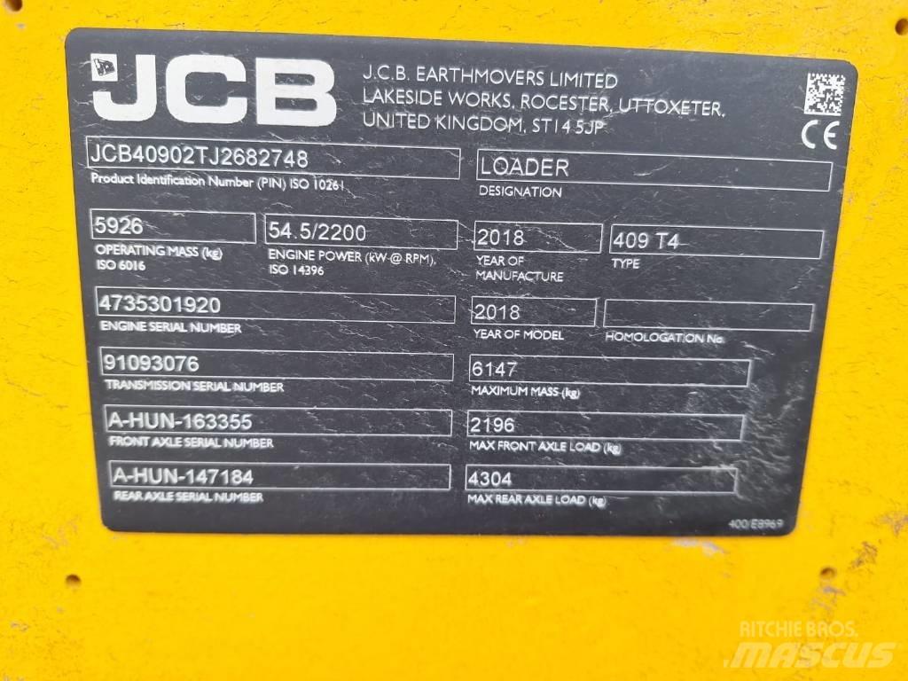 JCB 409 NE T4 Radlader