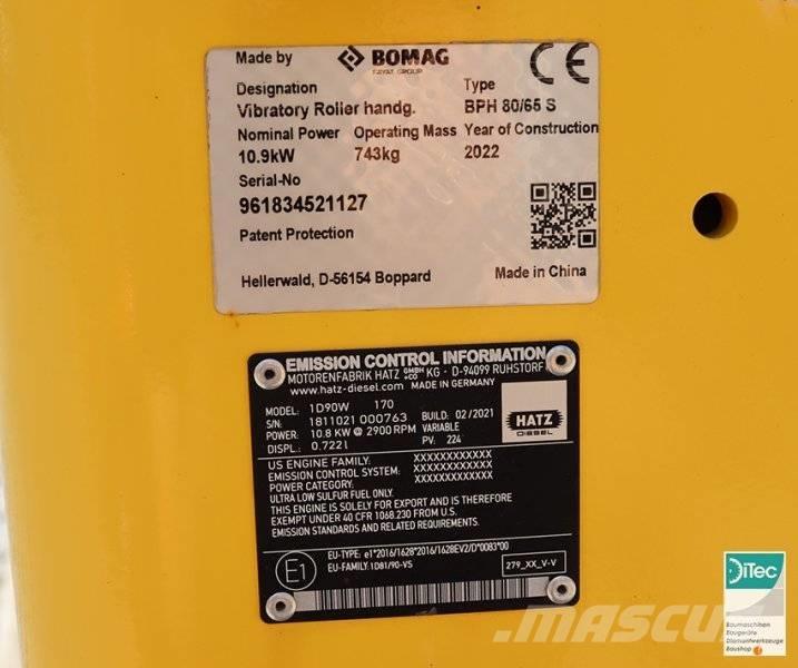Bomag BPH 80/65 S Vibrationsgeräte