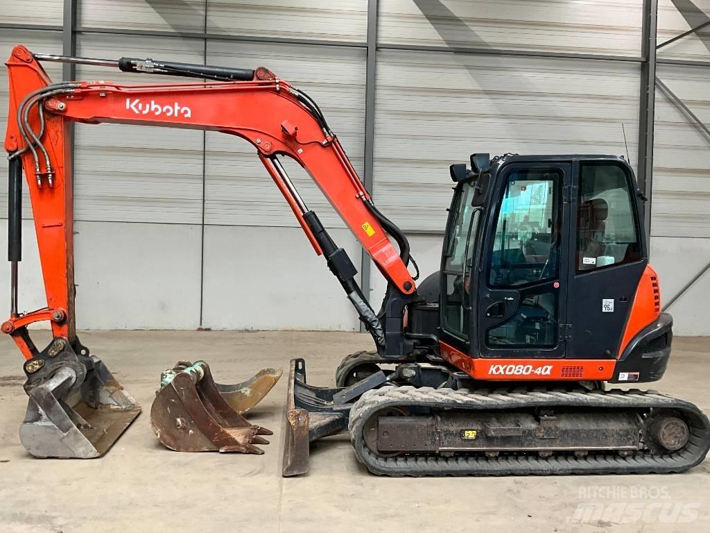 Kubota KX 080-4 A Midibagger  7t - 12t