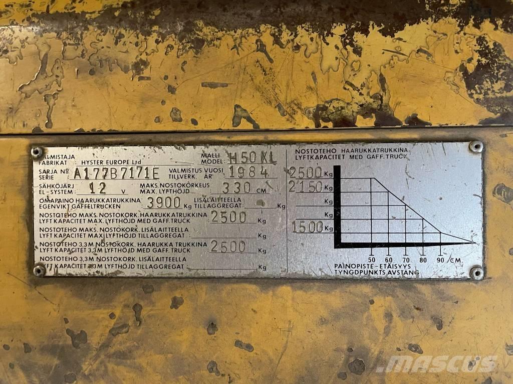 Hyster H 50 XL LPG heftrucks