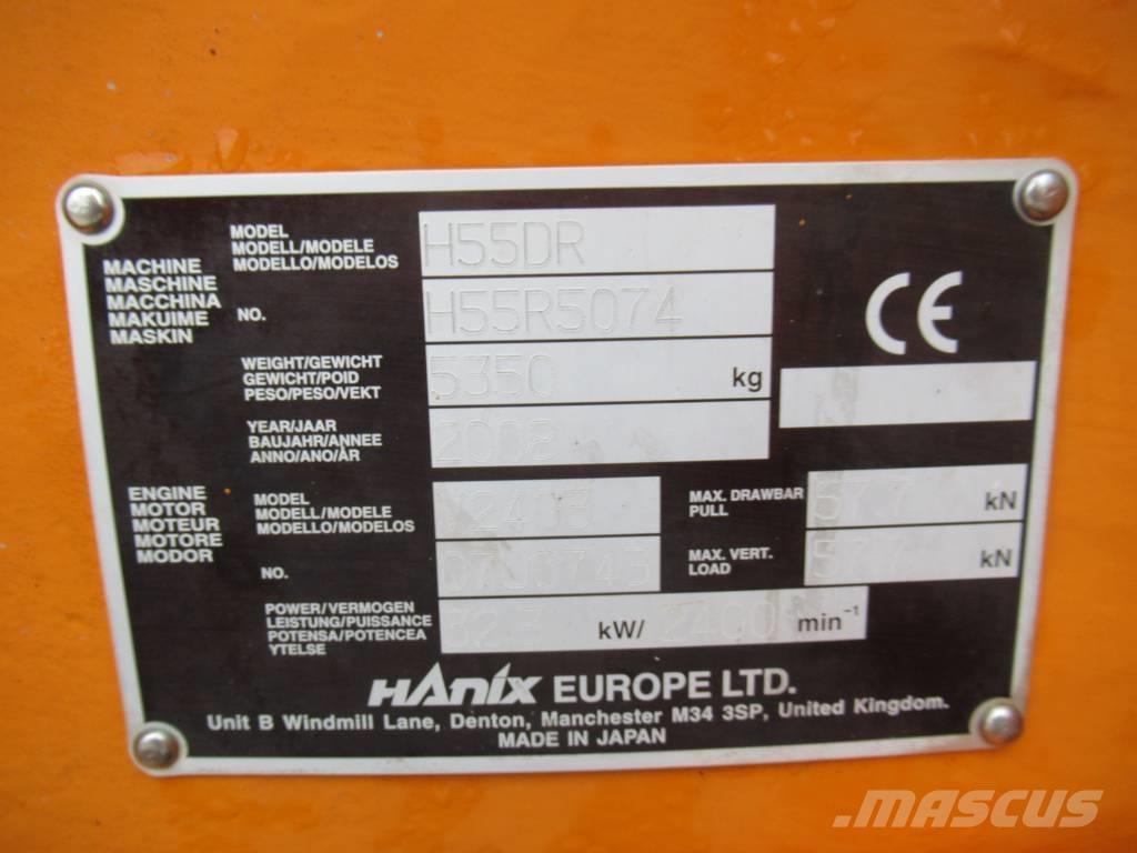 Hanix H 55 DR Minibagger < 7t