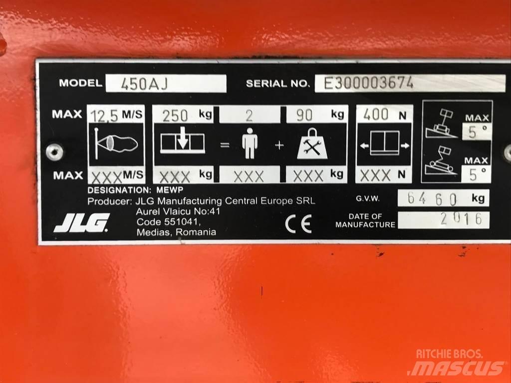 JLG 450 AJ Gelenkteleskoparbeitsbühnen