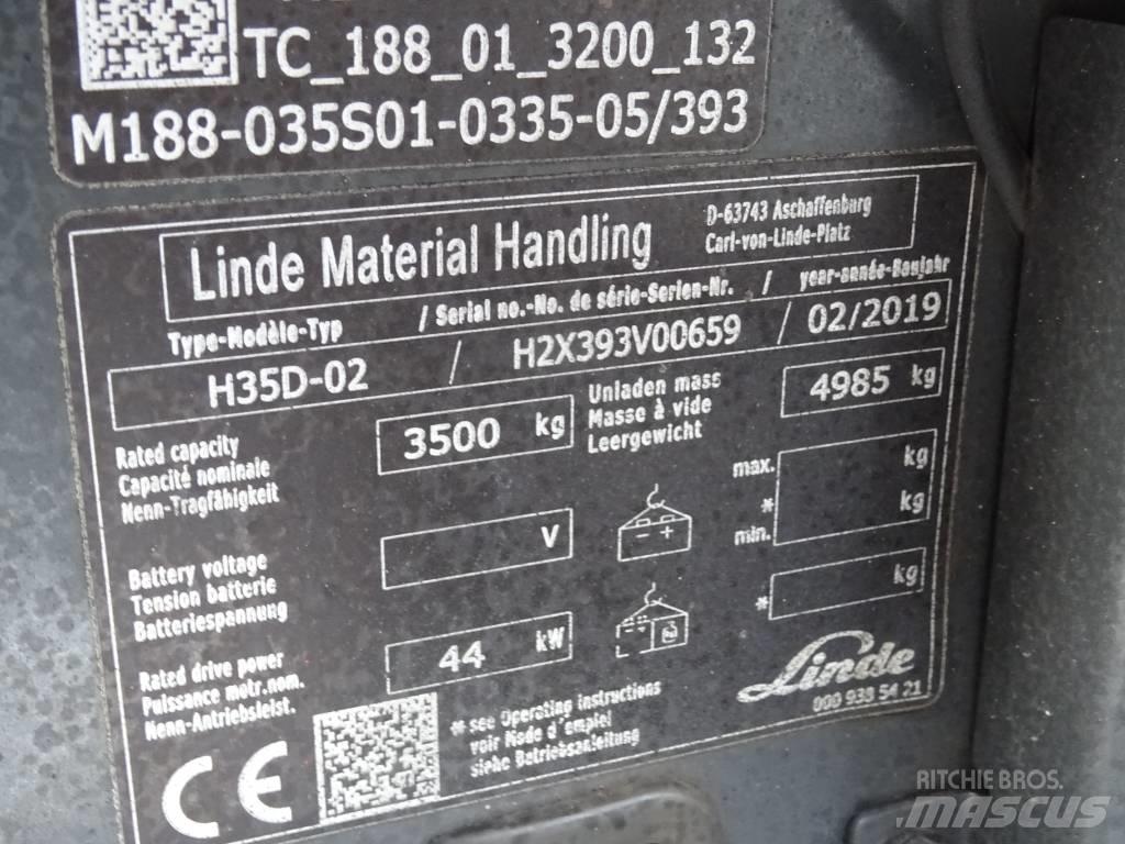 Linde H35D-02 Diesel heftrucks