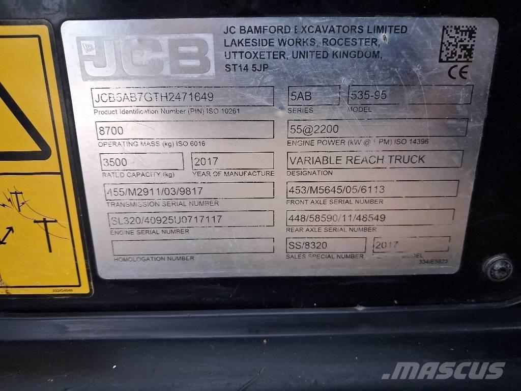 JCB 535-95 JOYSTICK Teleskoplader