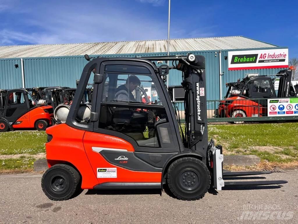 Linde H35T-01 LPG heftrucks