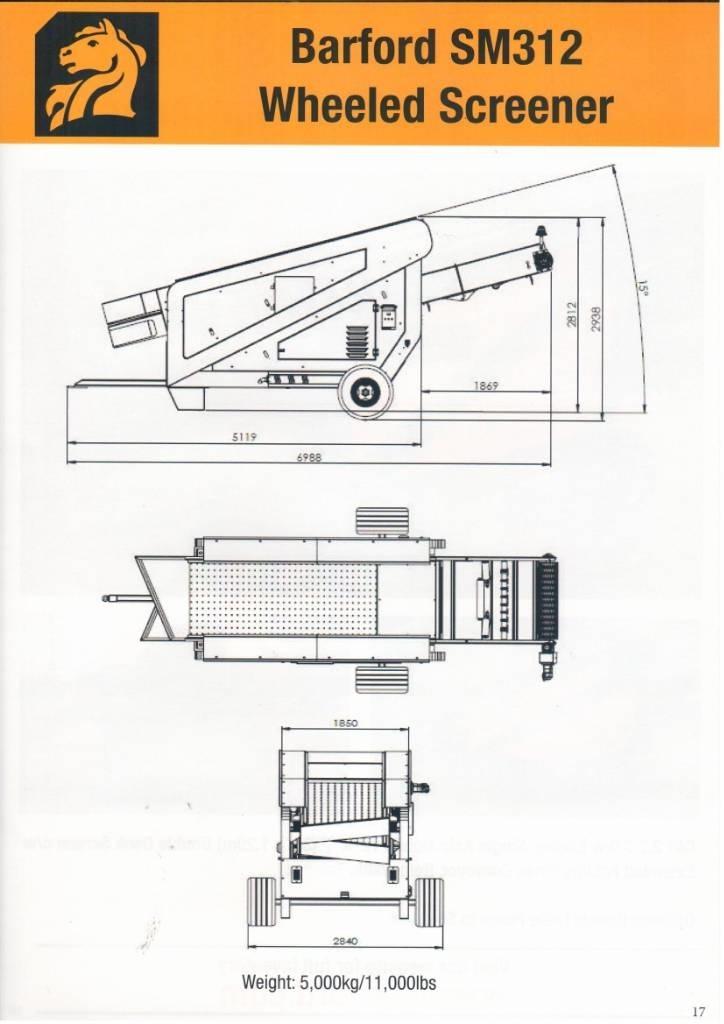Barford SM312 Sieb- und Brechanlagen