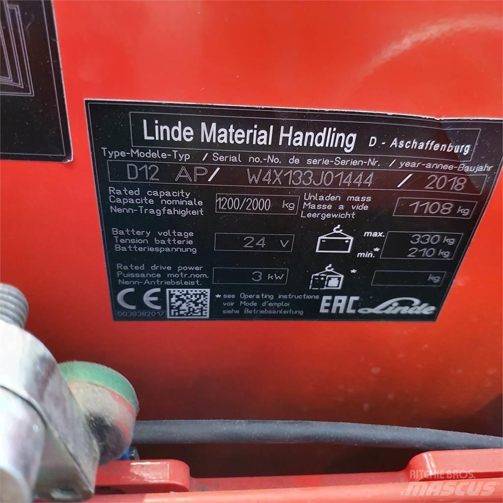 Linde D12AP Deichselstapler