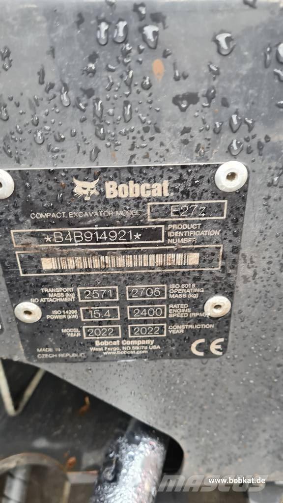 Bobcat E 27z Minibagger < 7t