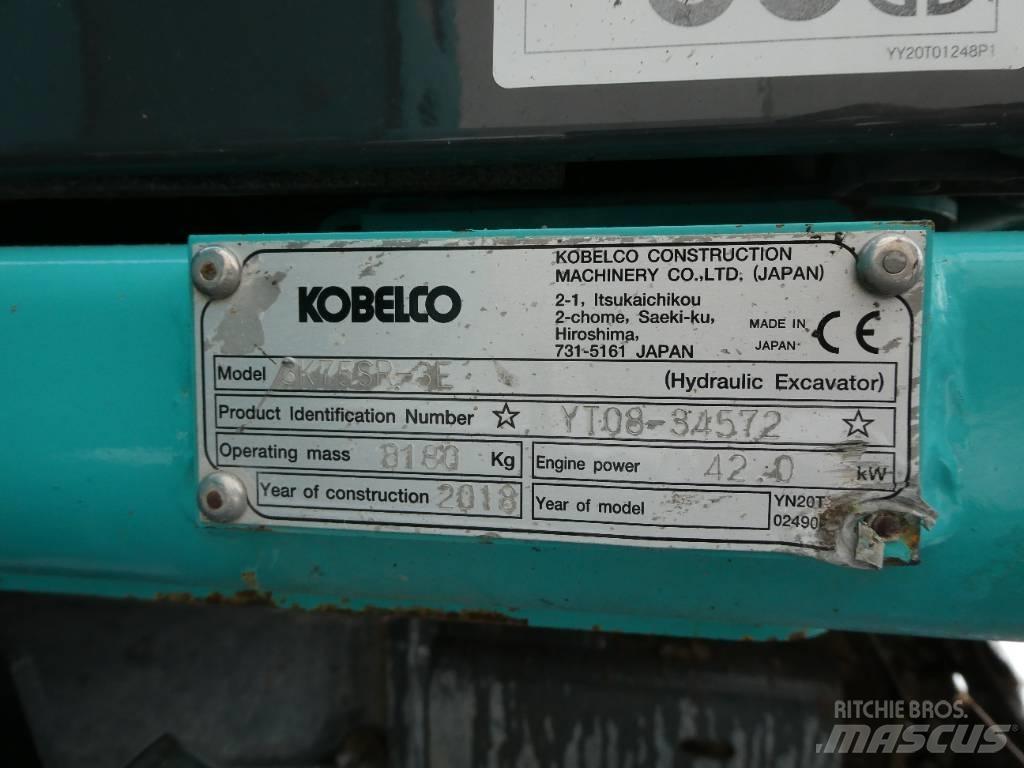 Kobelco SK 75 SR-3E Midibagger  7t - 12t