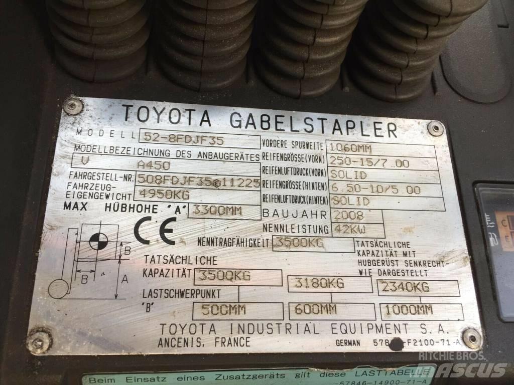 Toyota 02-8 FD JF 35 Diesel heftrucks