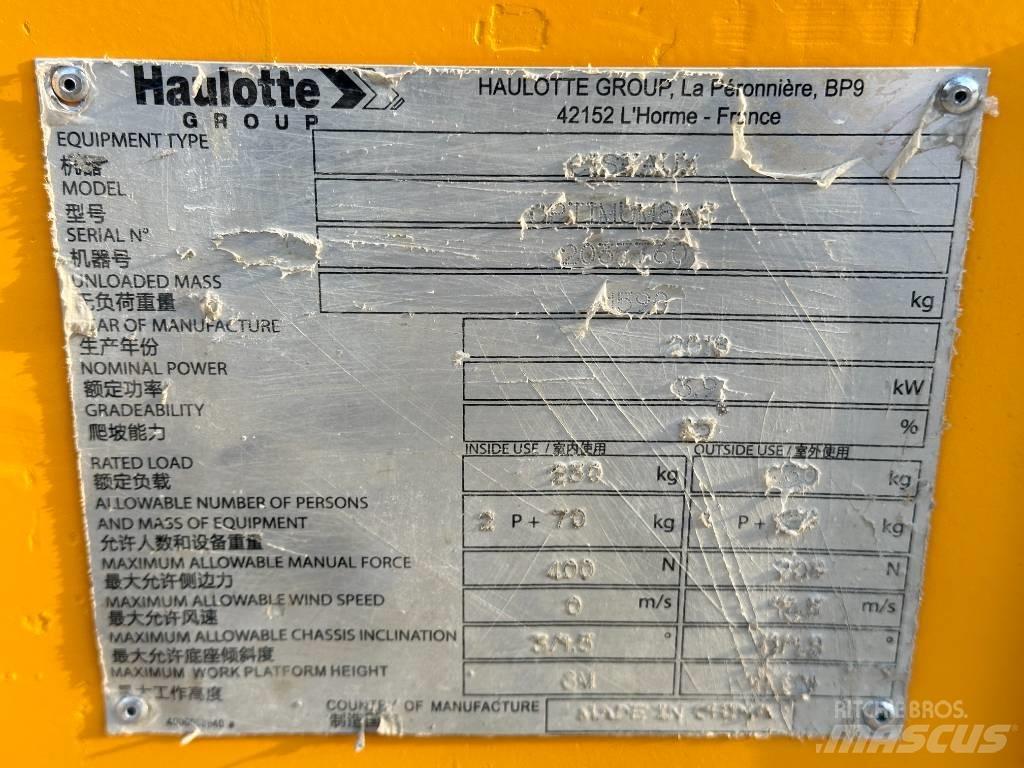 Haulotte OPTIMUM 8 Scheren-Arbeitsbühnen