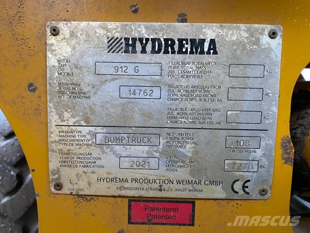 Hydrema 912 G Dumper - Knickgelenk