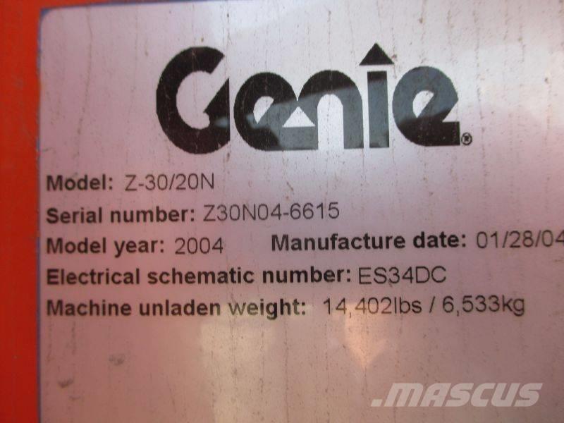 Genie Z 30/20 N Gelenkteleskoparbeitsbühnen