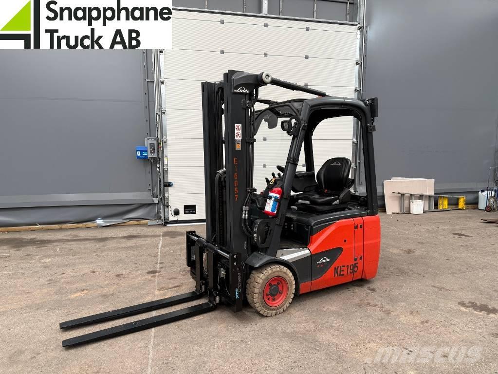 Linde E 16 C-02 Elektrische heftrucks