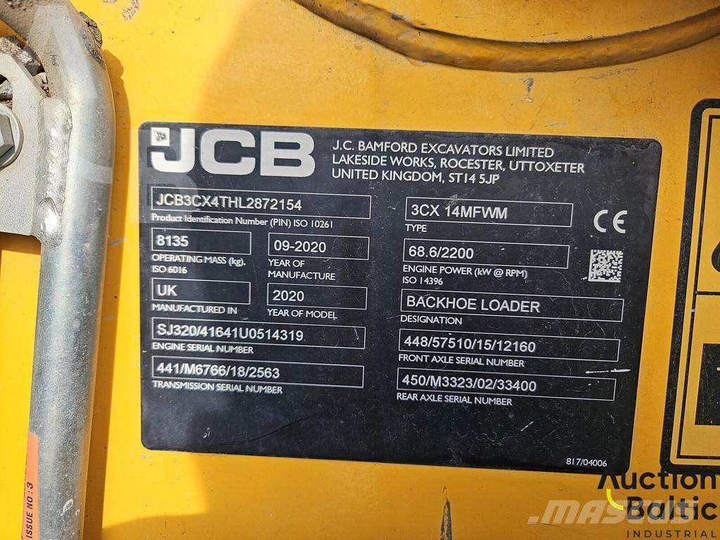 JCB 3 CX 14MFWM Baggerlader