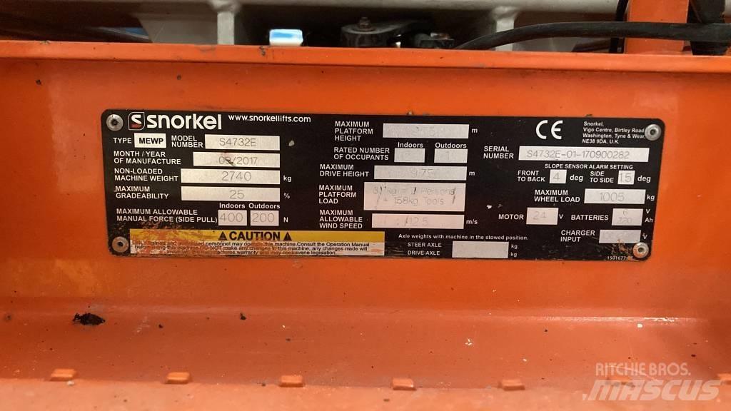 Snorkel S4732E Scheren-Arbeitsbühnen