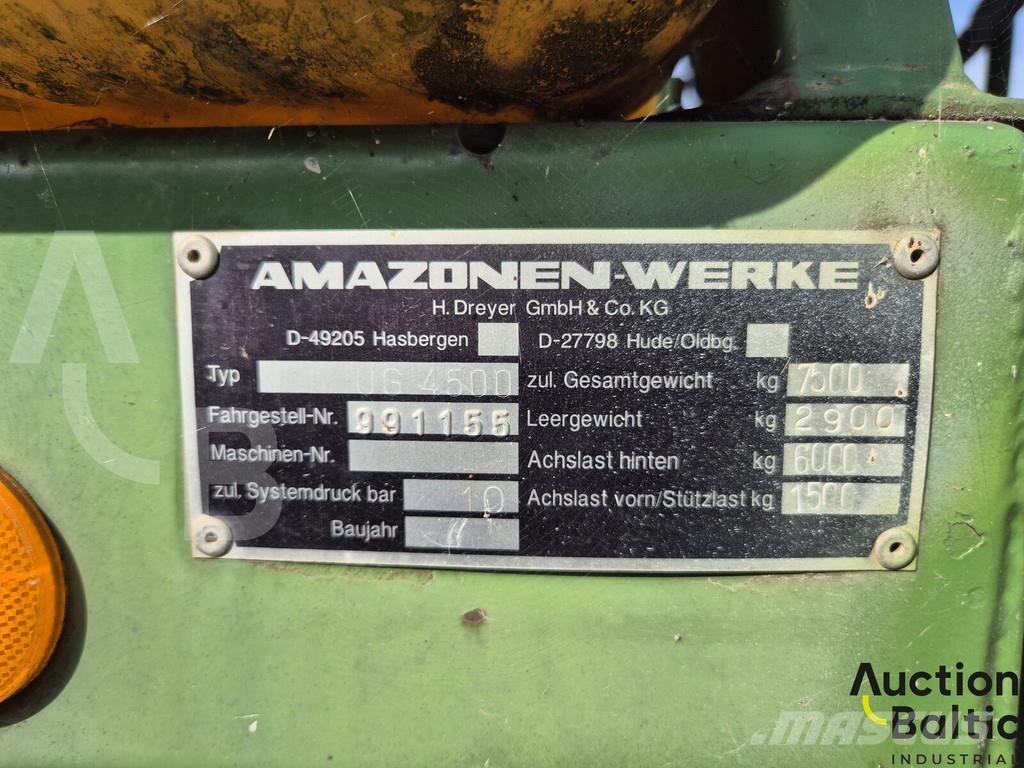 Amazone UG 4500 Anhängespritzen