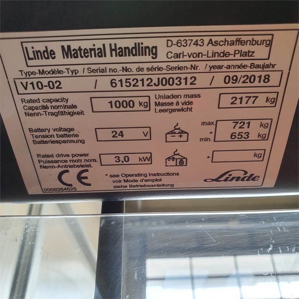 Linde V10 Mittelhub-Kommissionierer
