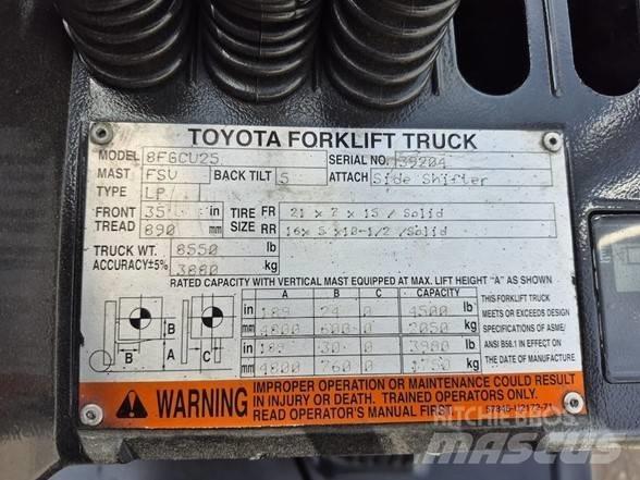 Toyota 8 FGCU 25 Heftrucks overige