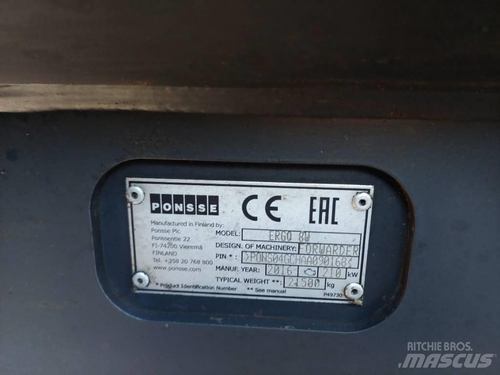 Ponsse Ergo 8W Harvester