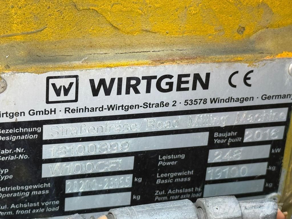 Wirtgen W100CFI Asphaltfräsen