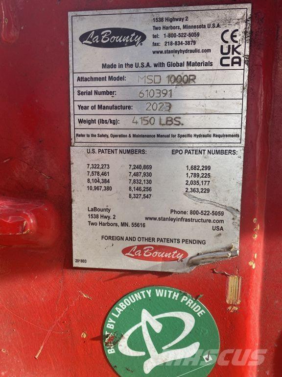 Labounty MSD1000R Schneidwerkzeuge