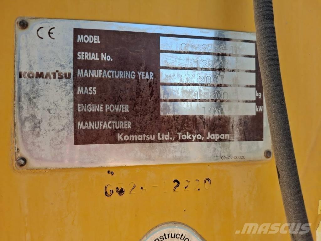 Komatsu GD 521 A-1E Sonstige Baumaschinen