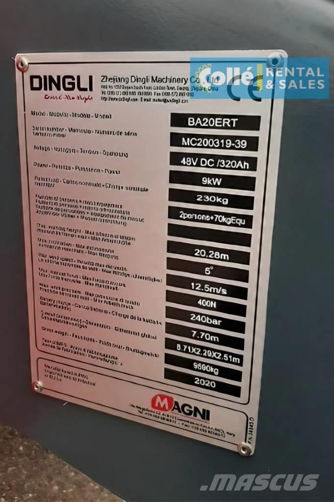 Magni BA20ERT | 2020 Gelenkteleskoparbeitsbühnen