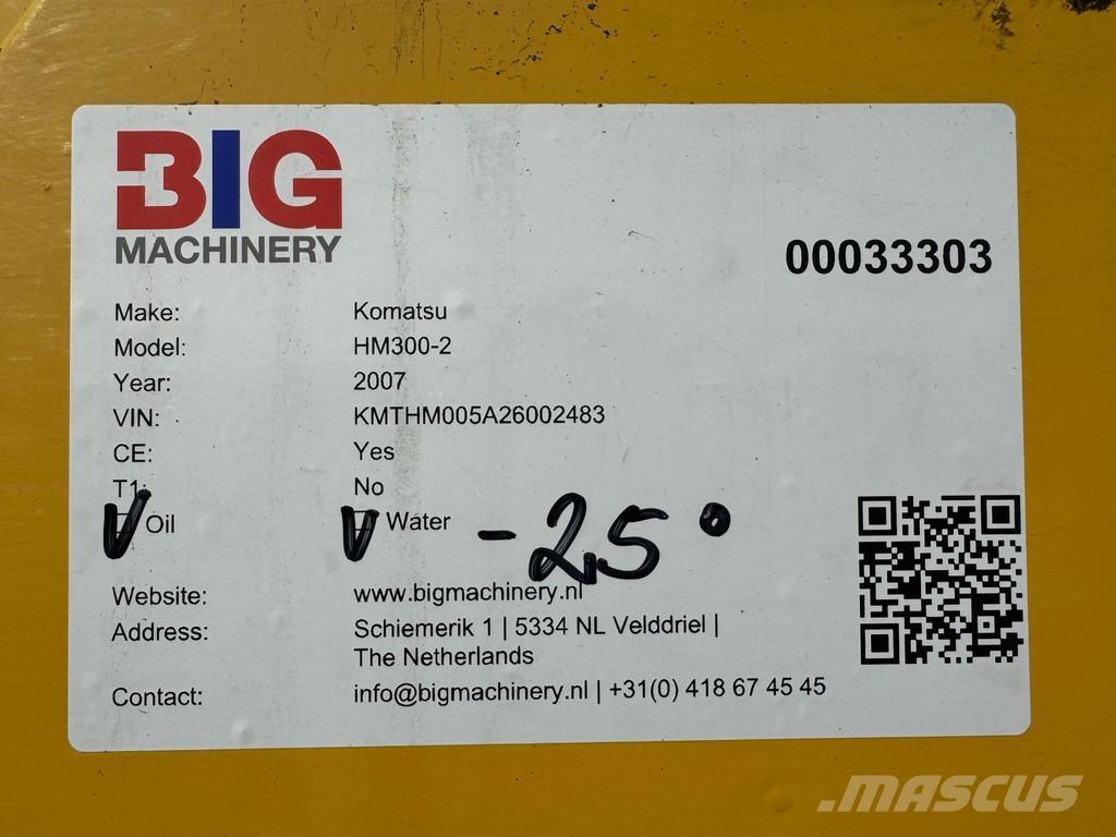 Komatsu HM300-2 Dumper - Knickgelenk