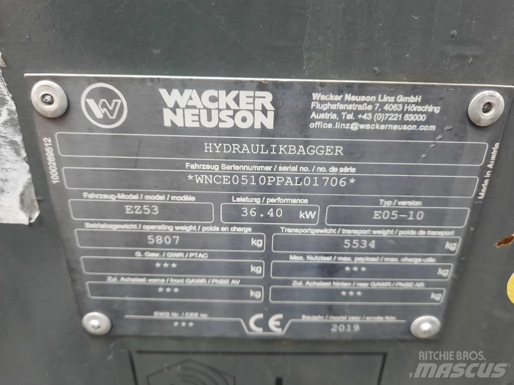 Wacker Neuson EZ 53 Minibagger < 7t