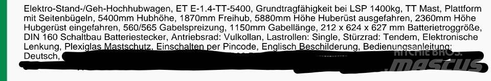Crown ET40001.4 Hand stapelaars