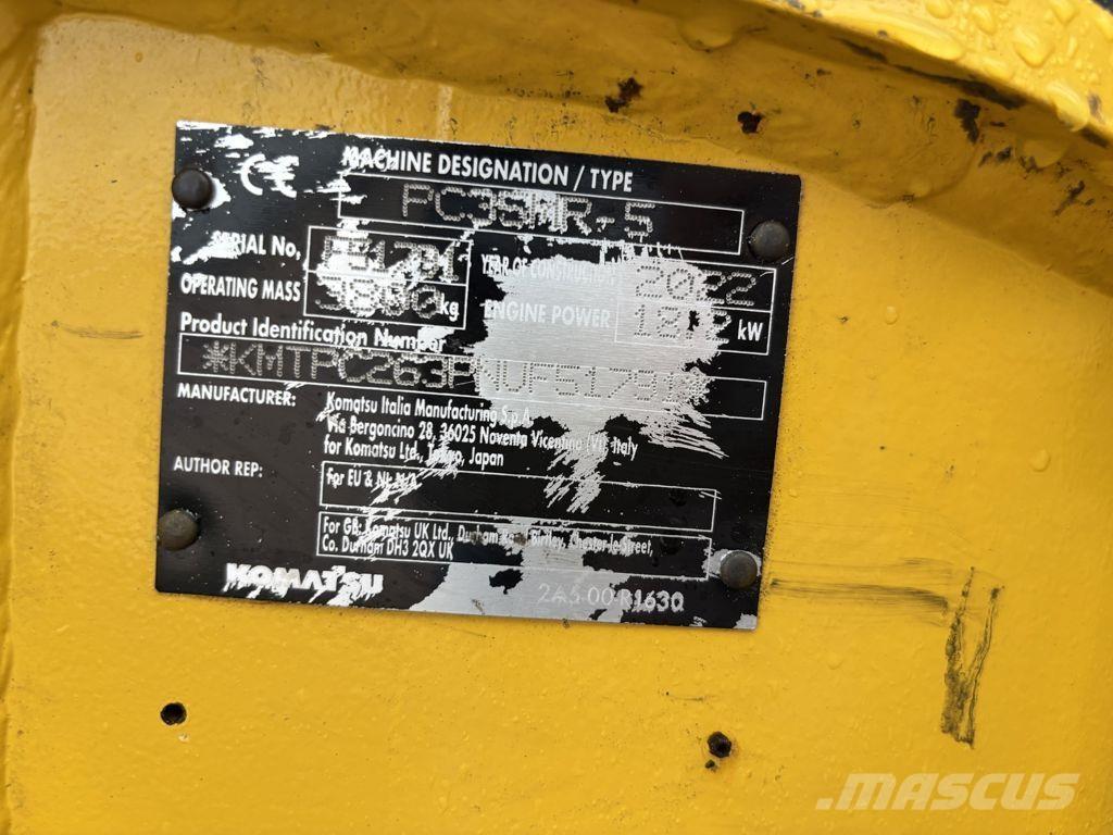 Komatsu PC35 Minibagger < 7t