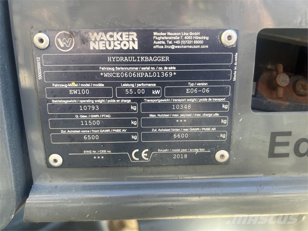 Wacker Neuson EW 100 Mobilbagger