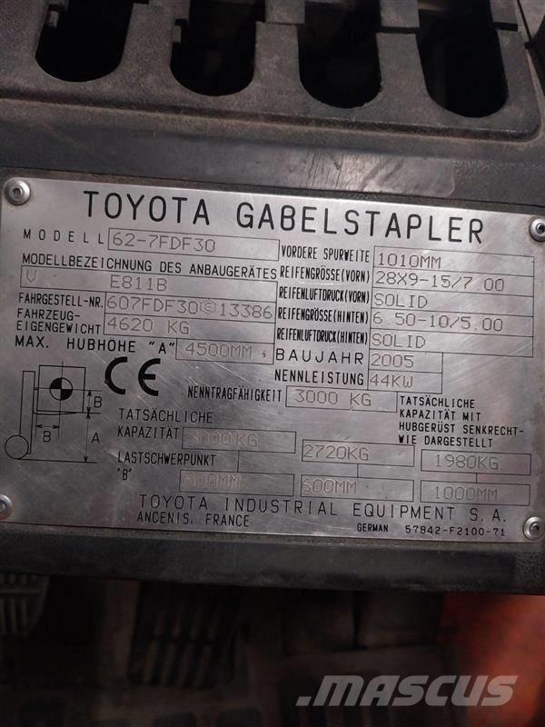 Toyota 62-7FDF30 Heftrucks overige