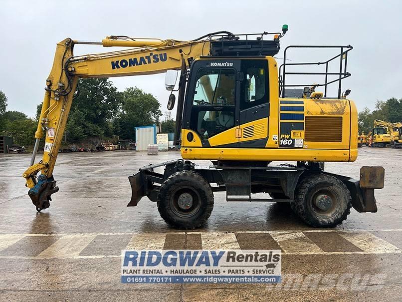 Komatsu PW 160 Mobilbagger