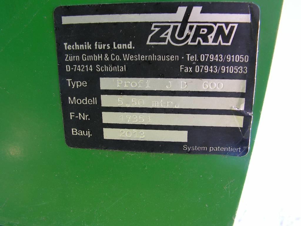 Zürn Profi 600 Erntevorsätze