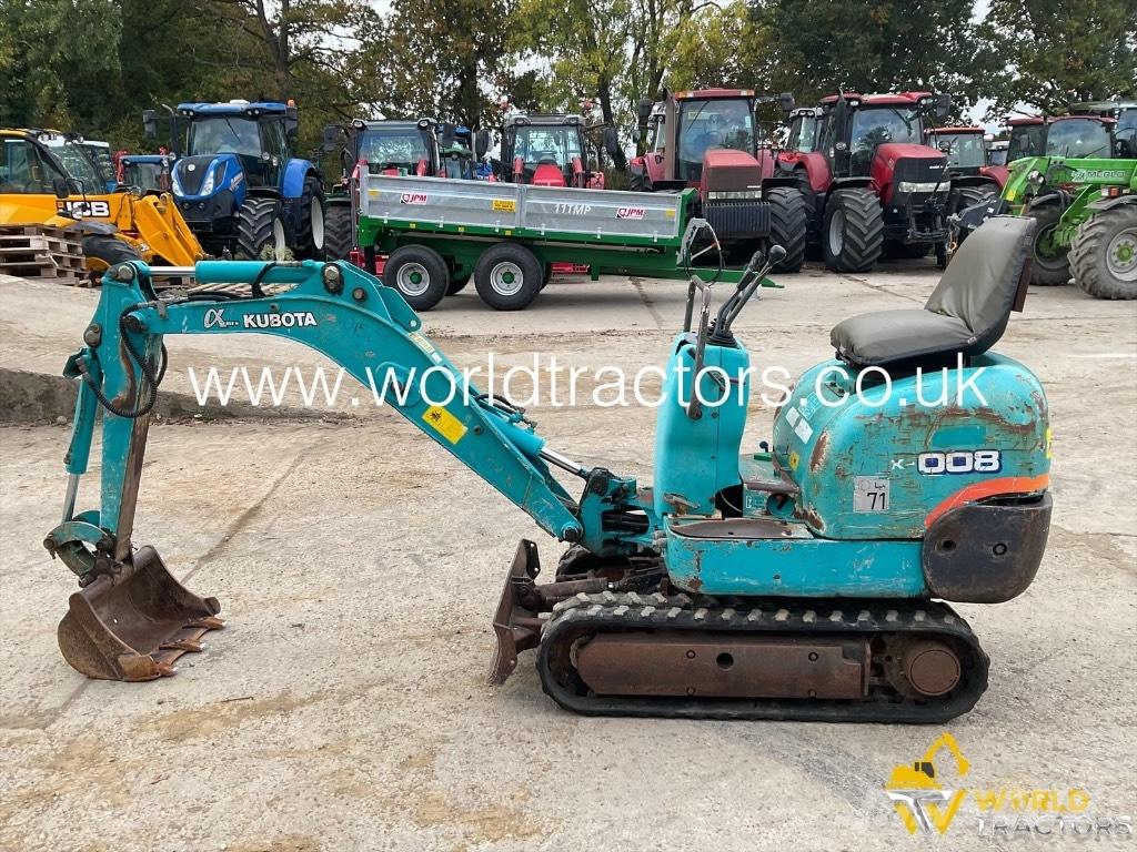 Kubota K 008 Minibagger < 7t
