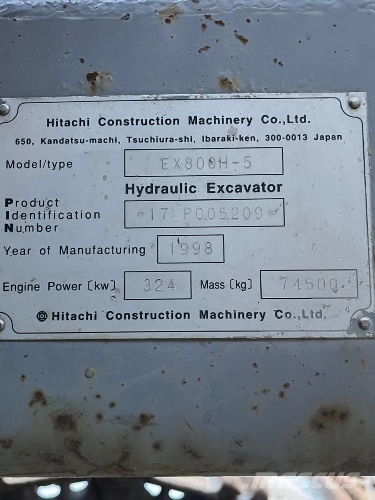 Hitachi EX 800 H-5 Raupenbagger