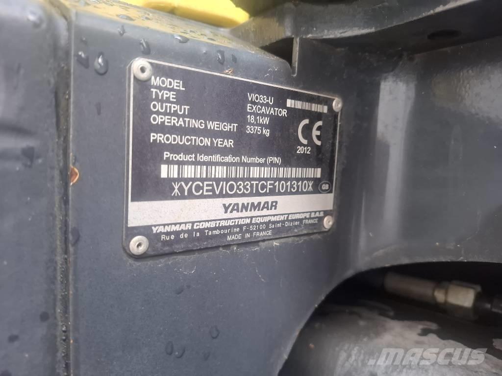 Yanmar Vio 33 U Minibagger < 7t