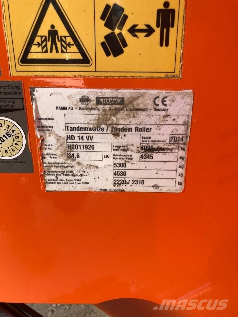 Hamm HD 14 VV Tandemwalzen