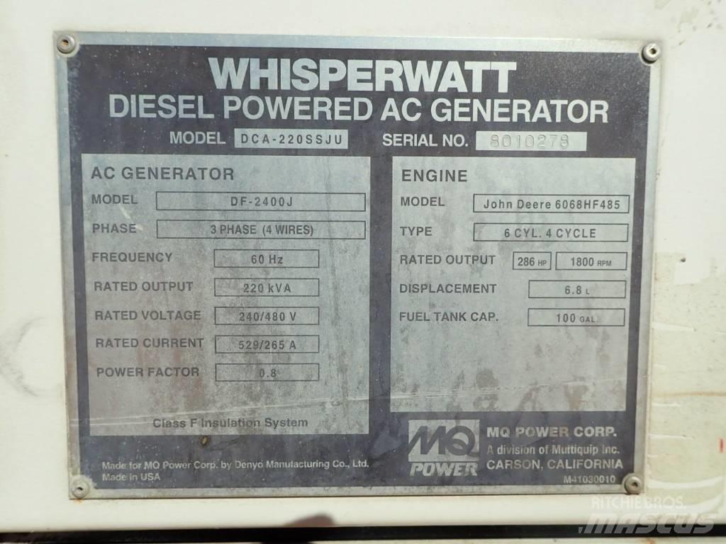 MultiQuip DCA220SSJU Diesel Generatoren